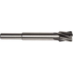 Union Butterfield - 7/8" Diam, 1/4" Shank, Diam, 4 Flutes, Straight Shank, Interchangeable Pilot Counterbore - Top Tool & Supply