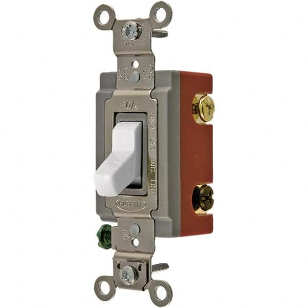 Hubbell Wiring Device-Kellems - Toggle Switches Switch Type: Extra Heavy Duty Switch Sequence: Off-On - Top Tool & Supply