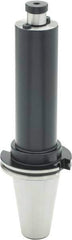 Parlec - CAT50 PC6 Taper Shank 1" Pilot Diam Shell Mill Holder - 8" Flange to Nose End Projection, 2-1/4" Nose Diam, 1/2-20 Lock Screw, Through-Spindle Coolant - Exact Industrial Supply