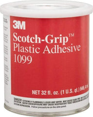 3M - 32 Fluid Ounce Container, Tan, Can Synthetic Rubber Construction Adhesive - Series 1099 - Top Tool & Supply