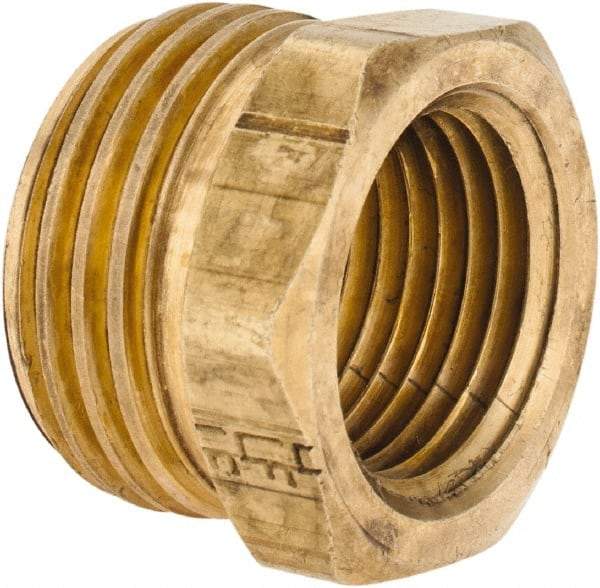 ANDERSON METALS - 3/4 MGHT & 1/2 FPT Garden Hose Male x FIP - Lead Free Brass, Male Hose to Female Pipe Connector - Top Tool & Supply