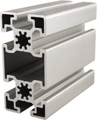 80/20 Inc. - 4 Meters Long x 45 mm Wide x 90 mm Deep, T-Slotted Aluminum Extrusion - Clear Anodized Finish - Top Tool & Supply