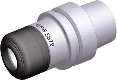 Seco - 2mm to 16mm Capacity, 2.755" Projection, HSK40E Hollow Taper, ER25 Collet Chuck - 3.543" OAL - Exact Industrial Supply