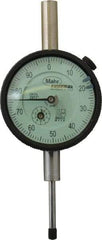 Mahr - 1" Range, 0-100 Dial Reading, 0.001" Graduation Dial Drop Indicator - 2-1/4" Dial, 0.1" Range per Revolution, 0.001" Accuracy, Revolution Counter - Top Tool & Supply