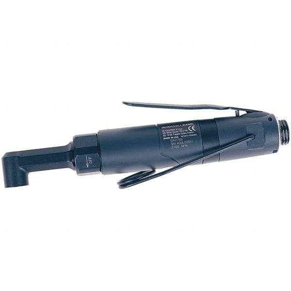 Ingersoll-Rand - 1/4" Keyed Chuck - Angled Handle, 2,700 RPM, 0.25 hp, 90 psi - Top Tool & Supply