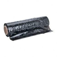 Stretch Associates - 18" x 1,500' 80 Gauge Black Hand Held Stretch & Pallet Wrap for Use with Dispenser - 4 Piece, 80 Gauge, Black - Top Tool & Supply