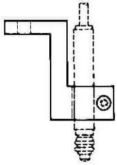 Mahr - Remote Data Collection L Bracket - 52.32mm Overall Length, For Use with Cartridge Type Gage Head - Top Tool & Supply