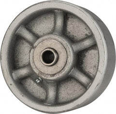 Albion - 5 Inch Diameter x 2 Inch Wide, Semi-Steel Caster Wheel - 1,500 Lb. Capacity, 2-3/8 Inch Hub Length, 1/2 Inch Axle Diameter, Roller Bearing - Top Tool & Supply