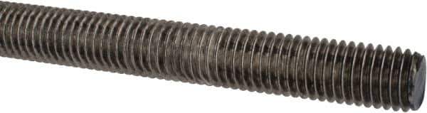 Made in USA - 5/8-11 UNC (Coarse), 6' Long, Stainless Steel Threaded Rod - Right Hand Thread - Top Tool & Supply