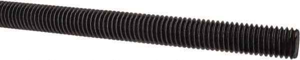 Value Collection - 1/2-13 UNC (Coarse), 6' Long, Alloy Steel Threaded Rod - Plain Finish, Right Hand Thread - Top Tool & Supply