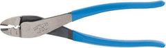 Channellock - 9-3/4" OAL Crimping Pliers - Plastic Dipped Handle - Top Tool & Supply