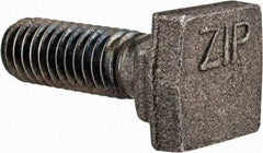 Value Collection - 3/8-16, 1" Thread Length, 3/8" Slot Width, Uncoated, Steel T Slot Bolt - 1-1/4" Length Under Head, Grade C-1045, 5, 11/16" Head Width x 3/16" Head Height - Top Tool & Supply