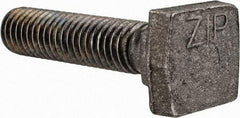 Value Collection - 3/8-16, 1-1/2" Thread Length, 3/8" Slot Width, Uncoated, Steel T Slot Bolt - 1-3/4" Length Under Head, Grade C-1045, 5, 11/16" Head Width x 3/16" Head Height - Top Tool & Supply