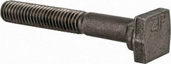 Value Collection - 3/8-16, 1-1/2" Thread Length, 3/8" Slot Width, Uncoated, Steel T Slot Bolt - 2-3/4" Length Under Head, Grade C-1045, 5, 11/16" Head Width x 3/16" Head Height - Top Tool & Supply