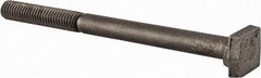 Value Collection - 3/8-16, 2" Thread Length, 3/8" Slot Width, Uncoated, Steel T Slot Bolt - 5" Length Under Head, Grade C-1045, 5, 11/16" Head Width x 3/16" Head Height - Top Tool & Supply