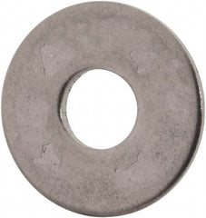 Value Collection - M5 Screw, Grade 316 Stainless Steel Fender Flat Washer - 5.3mm ID x 15mm OD, Plain Finish - Top Tool & Supply