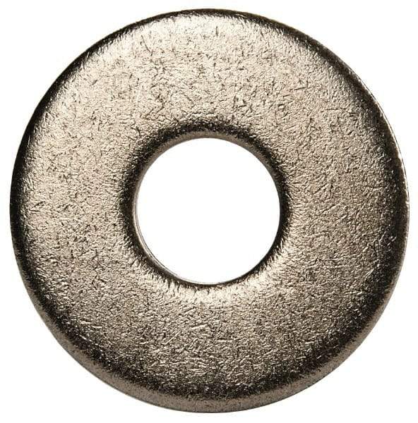 Value Collection - M10 Screw, Grade 316 Stainless Steel Fender Flat Washer - 10.5mm ID x 30mm OD, Plain Finish - Top Tool & Supply