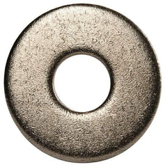 Value Collection - M10 Screw, Grade 316 Stainless Steel Fender Flat Washer - 10.5mm ID x 30mm OD, Plain Finish - Top Tool & Supply