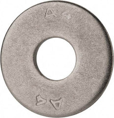 Value Collection - M12 Screw, Grade 316 Stainless Steel Fender Flat Washer - 13mm ID x 37mm OD, Plain Finish - Top Tool & Supply