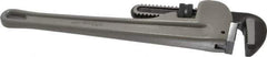 Value Collection - 14" Aluminum Straight Pipe Wrench - 2" Pipe Capacity - Top Tool & Supply