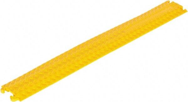 Vestil - 40" Long x 5-1/2" Wide x 3/4" High, Rubber Ramp Cable Guard - 2,200 Lb Load Limit - Top Tool & Supply