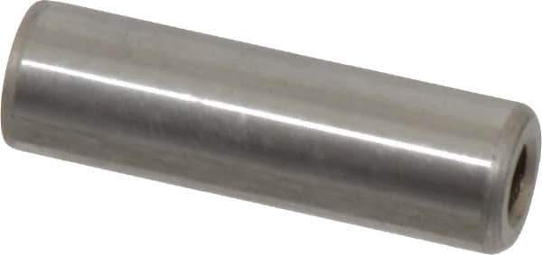 Gibraltar - 3/8" Diam x 1-1/4" Pin Length C-1215 Case Hardened Steel Pull Out Dowel Pin - 1 Beveled & 1 Threaded End - Top Tool & Supply