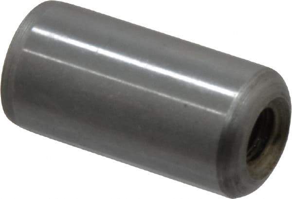 Gibraltar - 1/2" Diam x 1" Pin Length C-1215 Case Hardened Steel Pull Out Dowel Pin - 1 Beveled & 1 Threaded End - Top Tool & Supply