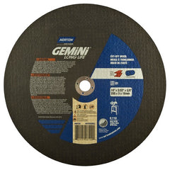 10″ × 0.09375″ × 5/8″ Gemini Stationary Saw Cut-Off Wheel Aluminum Oxide - Top Tool & Supply