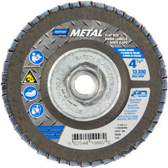 ‎4-1/2 × 5/8 - 11″ Metal Fiberglass Conical Flap Disc Type 29 80 Grit R828T Zirconia Alumina - Top Tool & Supply