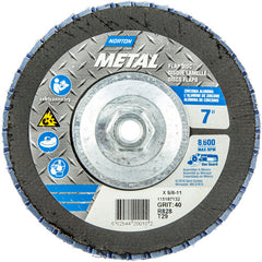 ‎7 × 5/8 - 11″ Metal Fiberglass Conical Flap Disc Type 29 P40 Grit R828 Zirconia Alumina - Top Tool & Supply