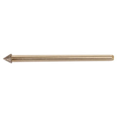 5/32″ 11/64″ - Electroplated CBN Mandrel-100 Grit-60 Included Angle - Top Tool & Supply