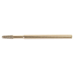 0.078″-0.110″ 5/16″ - Electroplated CBN Mandrel-100 Grit - Round End Taper - Top Tool & Supply