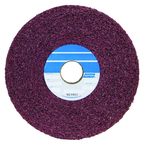 8 x 2 x 3" - Medium Grit - 5AM - Aluminum Oxide - Bear-Tex Convolute Non-Woven Wheel - Top Tool & Supply