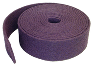 4'' x 30 ft. - Maroon - Aluminum Oxide Very Fine Grit - Bear-Tex Clean & Blend Roll - Top Tool & Supply