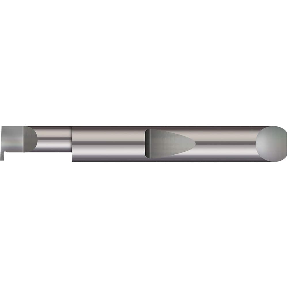 Micro 100 - Grooving Tools; Grooving Tool Type: Retaining Ring ; Material: Solid Carbide ; Shank Diameter (Decimal Inch): 0.3125 ; Shank Diameter (Inch): 5/16 ; Groove Width (Decimal Inch): 0.0380 ; Projection (Decimal Inch): 0.1000 - Exact Industrial Supply