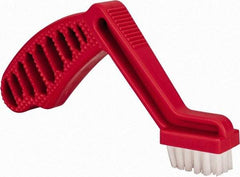 3M - 6 Rows x 4 Columns Parts Brush - 9" OAL, 5/8" Trim Length, Plastic Pistol Handle - Top Tool & Supply