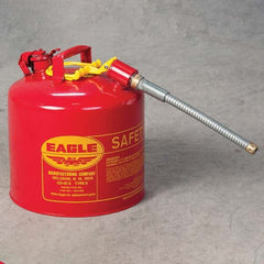 Eagle - Safety Dispensing Cans Type: Type II Safety Can Capacity: 5 Gal - Top Tool & Supply