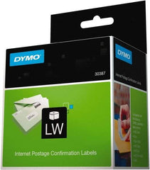 Dymo - 1-1/8" Wide x 3-1/2" Long, White Shipping Label - For DYMO LabelWriter Printers - Top Tool & Supply