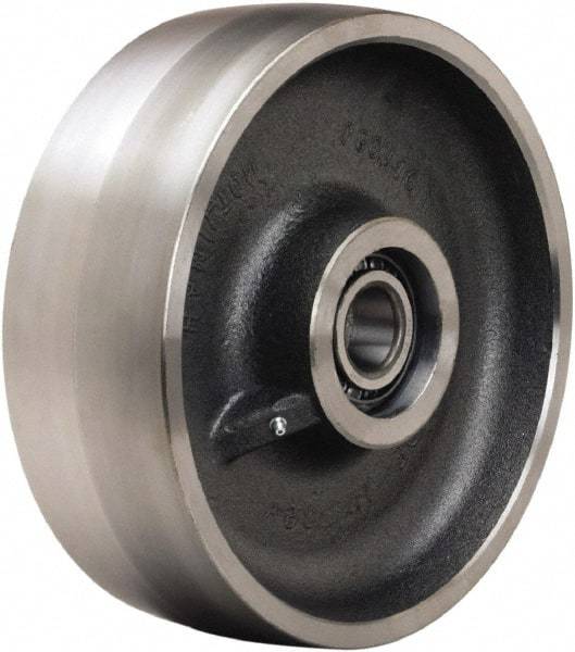 Hamilton - 10 Inch Diameter x 3 Inch Wide, Forged Steel Caster Wheel - 16,000 Lb. Capacity, 3-1/4 Inch Hub Length, 3/4 Inch Axle Diameter, Precision Ball Bearing - Top Tool & Supply