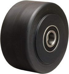 Hamilton - 4 Inch Diameter x 2 Inch Wide, Nylon Caster Wheel - 2,000 Lb. Capacity, 2-1/4 Inch Hub Length, 1/2 Inch Axle Diameter, Stainless Steel Precision Ball Bearing - Top Tool & Supply