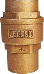 Legend Valve - 3/4" Lead Free Bronze Check Valve - Inline, C x C Sweat, 250 WOG - Top Tool & Supply