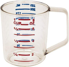 Rubbermaid - 0.25 Quart Polycarbonate Measuring Cup - 25 ml Graduation - Top Tool & Supply