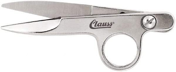 Clauss - 1" Length of Cut, Straight Pattern Thread Snip - 4-1/2" OAL - Top Tool & Supply