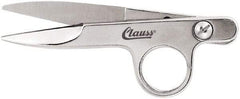 Clauss - 1" Length of Cut, Straight Pattern Thread Snip - 4-1/2" OAL - Top Tool & Supply