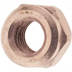 Value Collection - M10x1.50 Steel Washer Hex Nut - 10mm High, Copper Finish - Top Tool & Supply