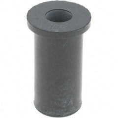 Value Collection - 1/4-20, Rubber Insulated Rivet Nut - Neoprene, 1" Long, 1.051" OAL - Top Tool & Supply