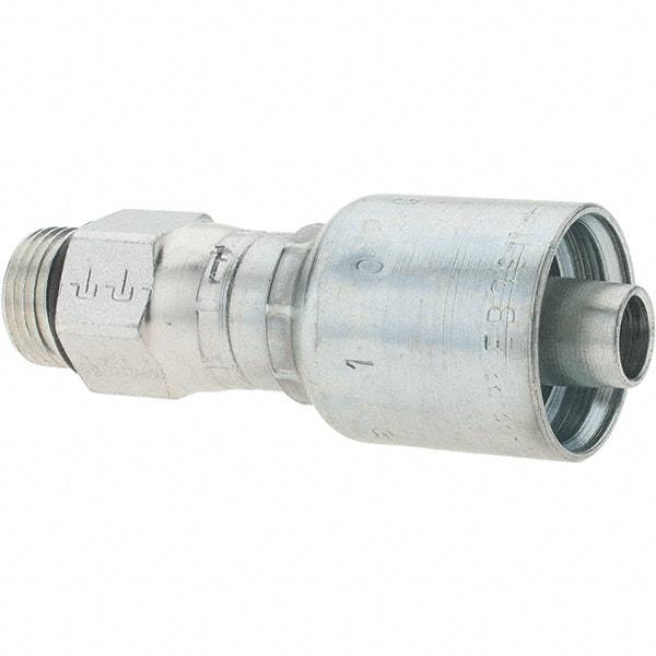 Parker - 1/2 Thread Hydraulic Hose Fitting - -8 Hose Size, 1/2" Hose Diam - Top Tool & Supply