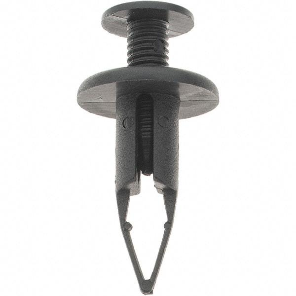 Value Collection - 9mm Hole Diam, Arrow Shank, Nylon Panel Rivet - 26mm Length Under Head, 9mm Material Thickness - Top Tool & Supply