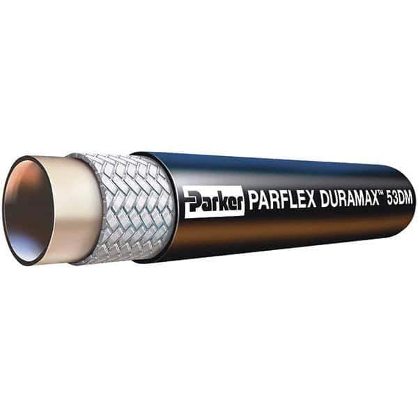 Parker - 5/8" ID x 1" OD, Thermoplastic Tube - 3000 psi, Black, 50' Long - Top Tool & Supply