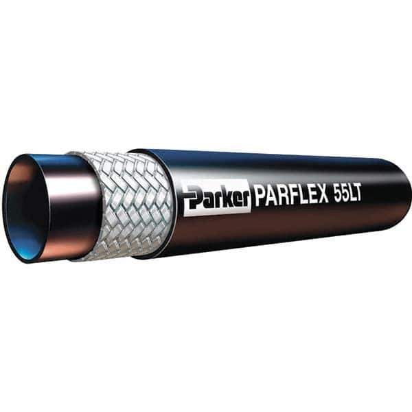 Parker - 1/4" ID x 0.51" OD, Thermoplastic Tube - 3000 psi, Black, 50' Long - Top Tool & Supply